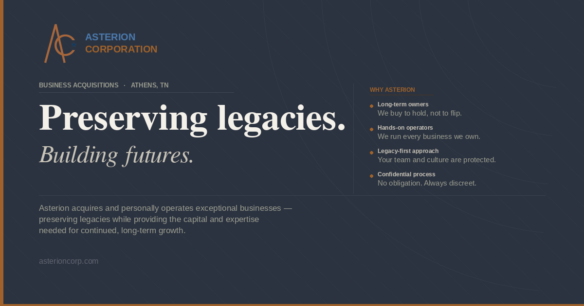 Privacy Policy | Asterion Corporation